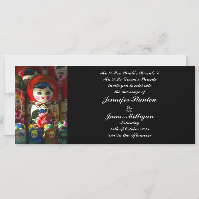 Wedding invitation (Front)