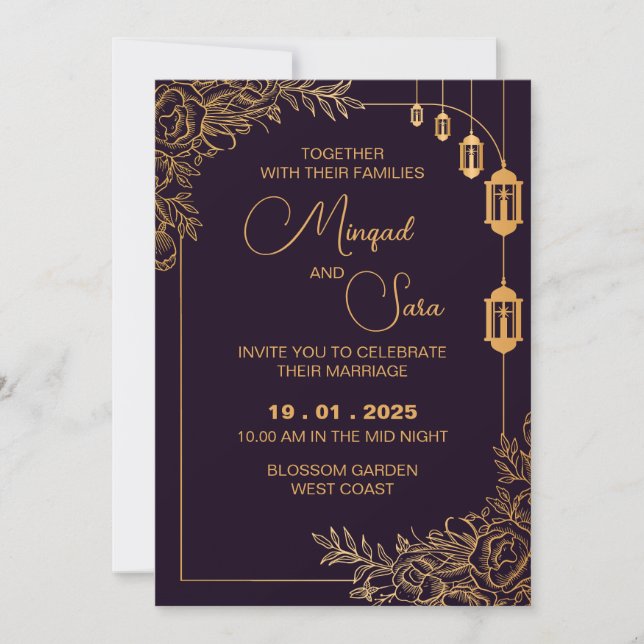 Wedding Invitation (Front)