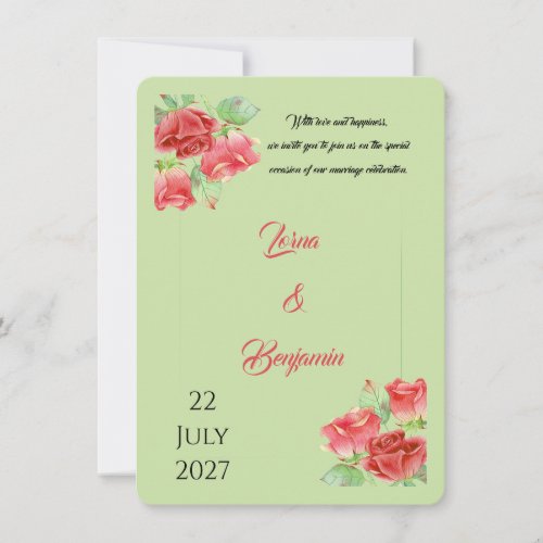 wedding invitation