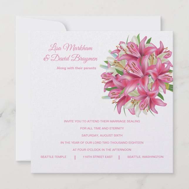 Wedding Invitation (Front)