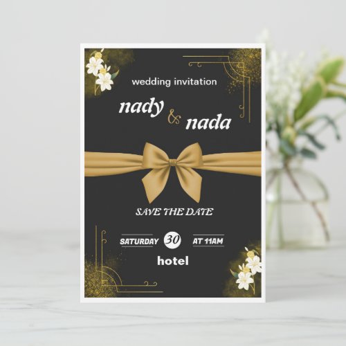 Wedding invitation 