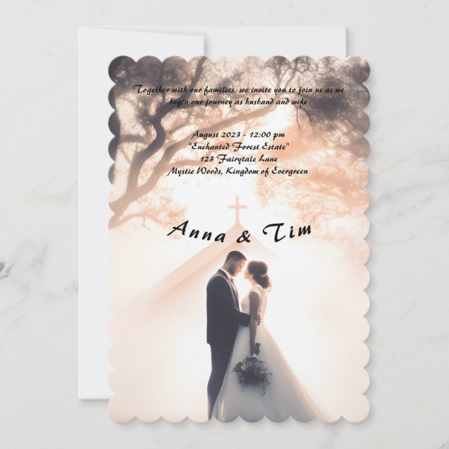 Wedding invitation  (Front)