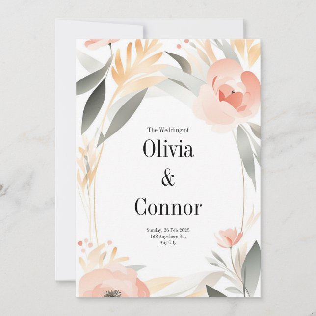 Wedding Invitation (Front)