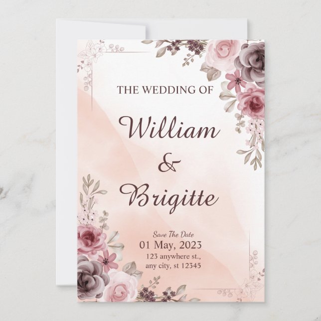 Wedding invitation (Front)
