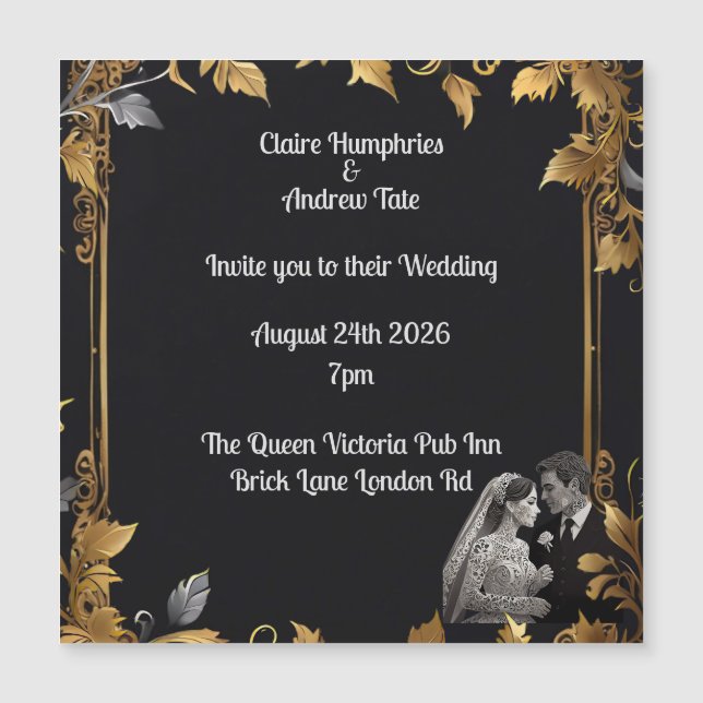 Wedding Invitation  (Front)
