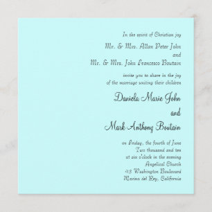 Wedding Invitation