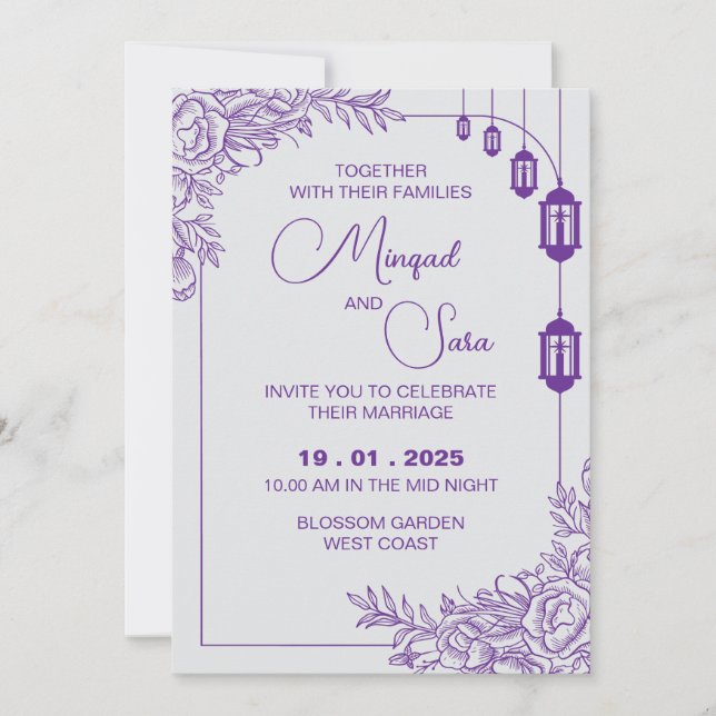 Wedding Invitation (Front)