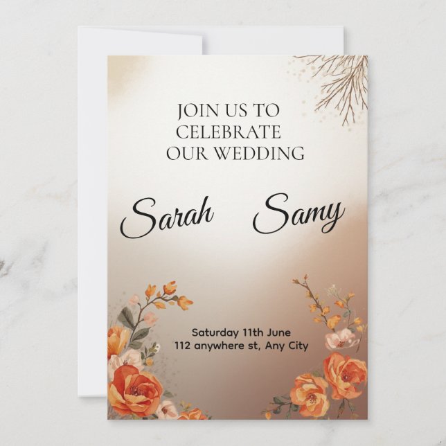 Wedding Invitation (Front)