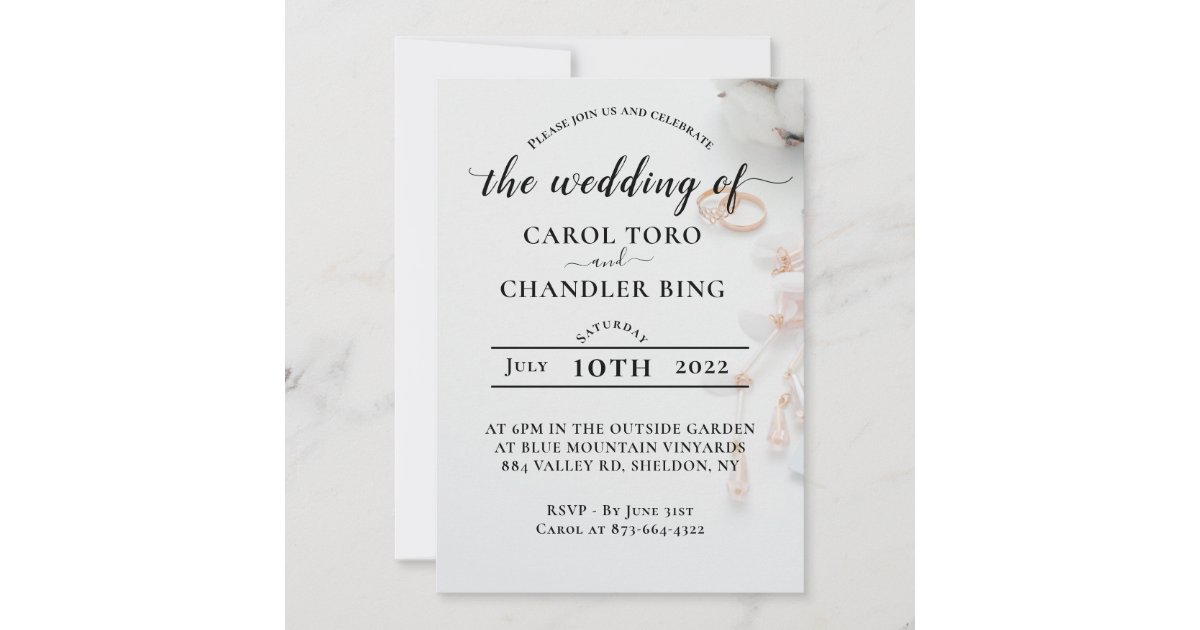 Wedding invitation Zazzle