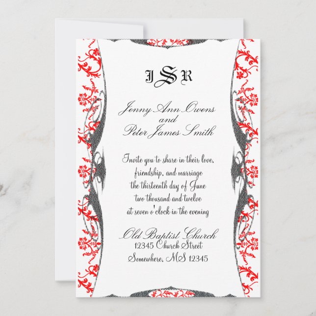 Wedding Invitation (Front)