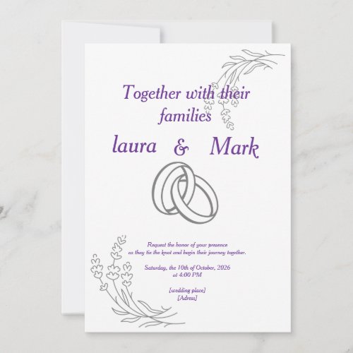 wedding invitation