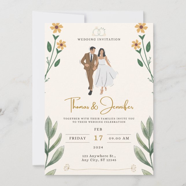 Wedding Invitation (Front)