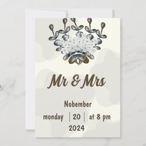 Wedding invitation