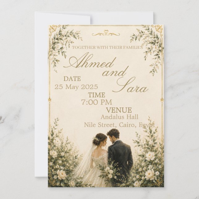 wedding invitation (Front)