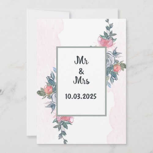 Wedding invitation