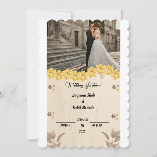 wedding invitation (Front)
