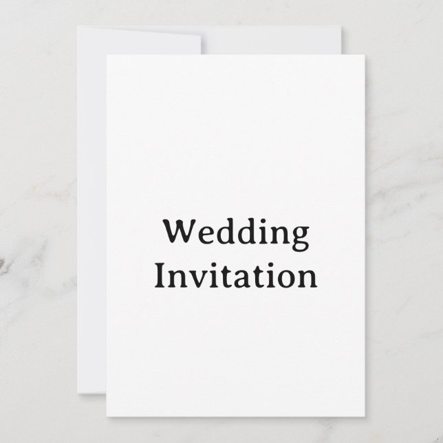 Wedding Invitation (Front)