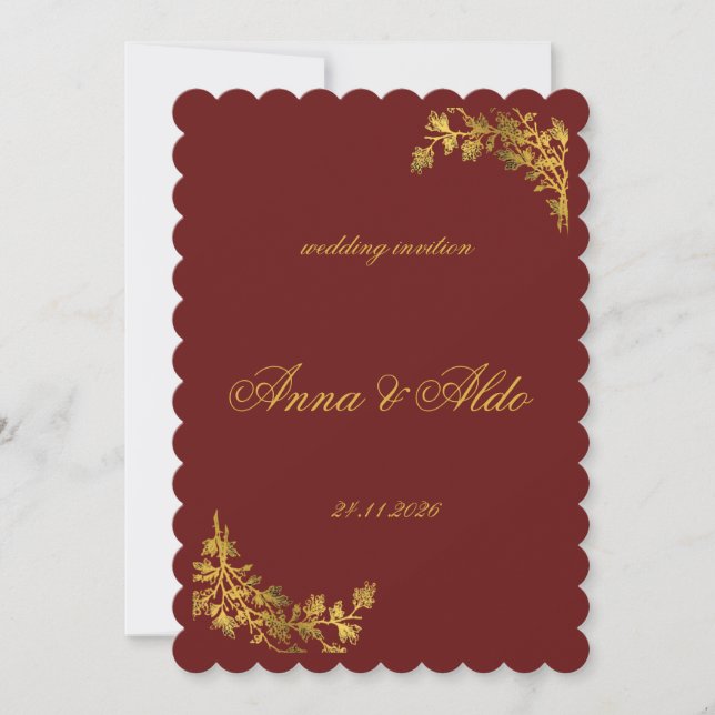 Wedding Invitation (Front)