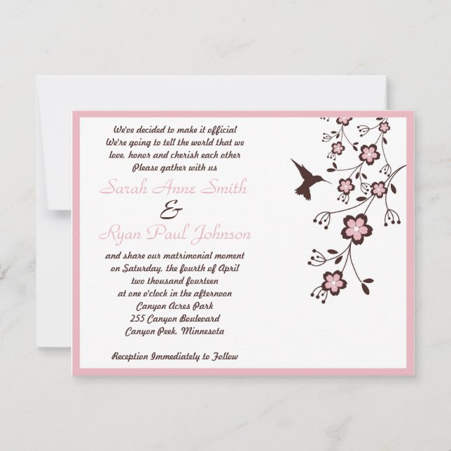 Wedding Invitation (Front)