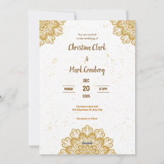 WEDDING INVITATION