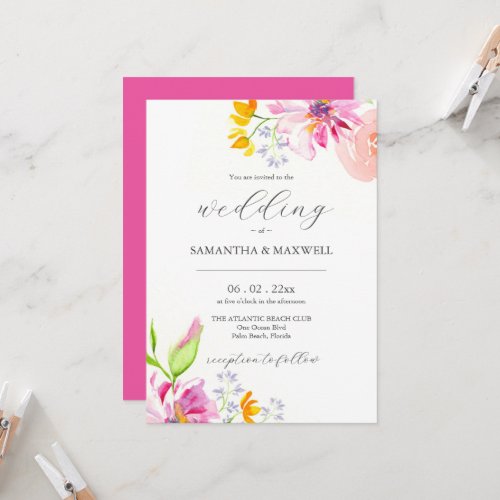 Wedding Invitation 