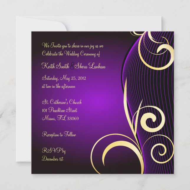 Wedding Invitation (Front)