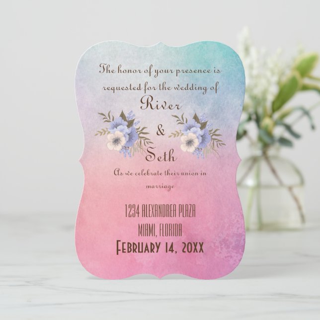 Wedding Invitation (Standing Front)