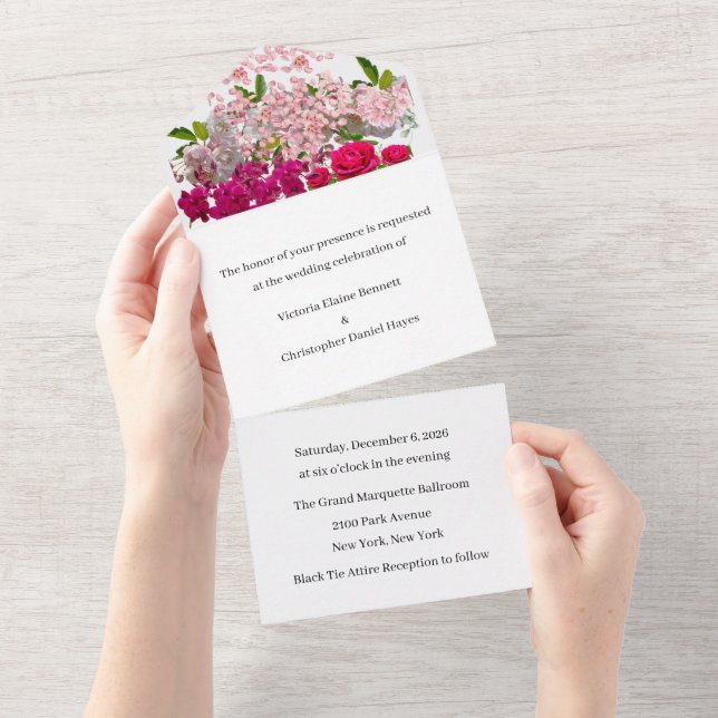 Wedding Invitation (Tearaway)