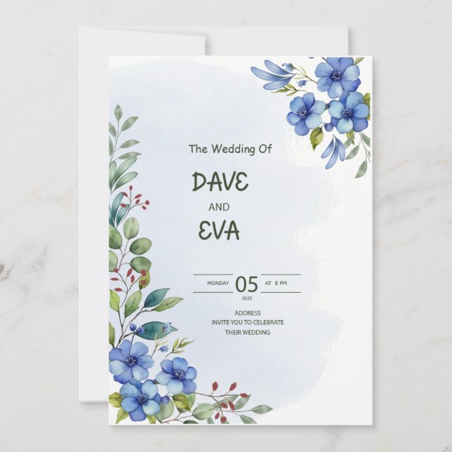 Wedding Invitation  (Front)