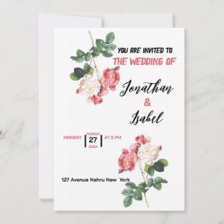 wedding invitation