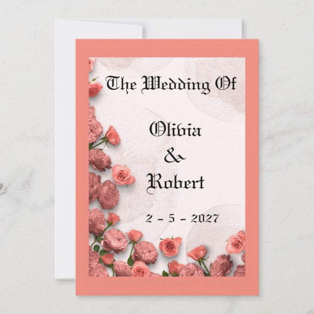 wedding invitation (Front)