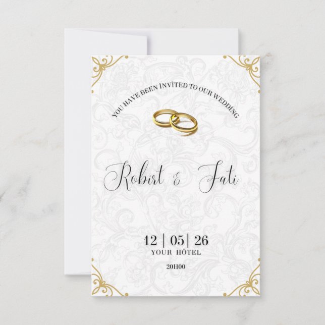 Wedding invitation (Front)