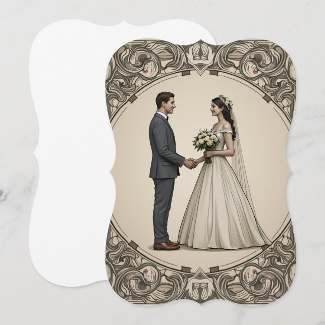 Wedding  Invitation (Front/Back)
