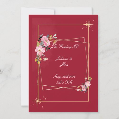 wedding invitation