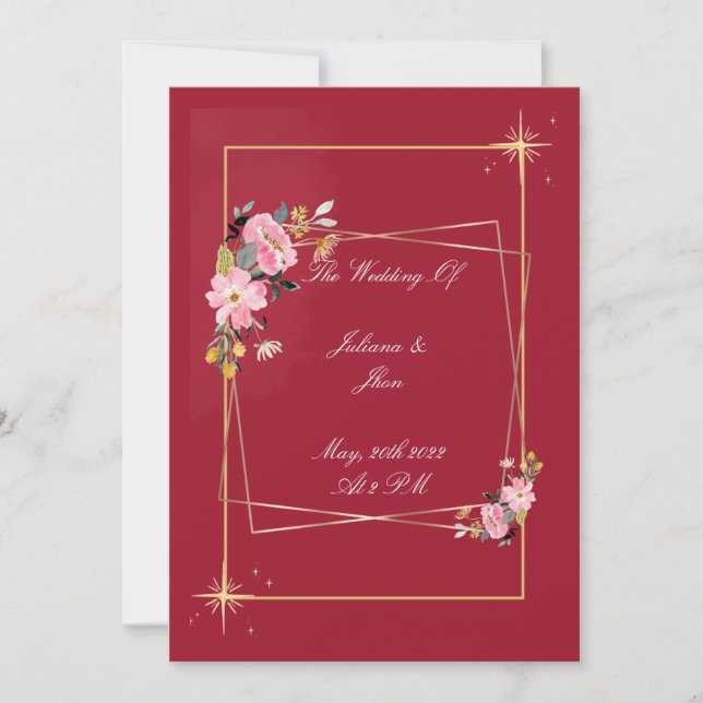 wedding invitation (Front)