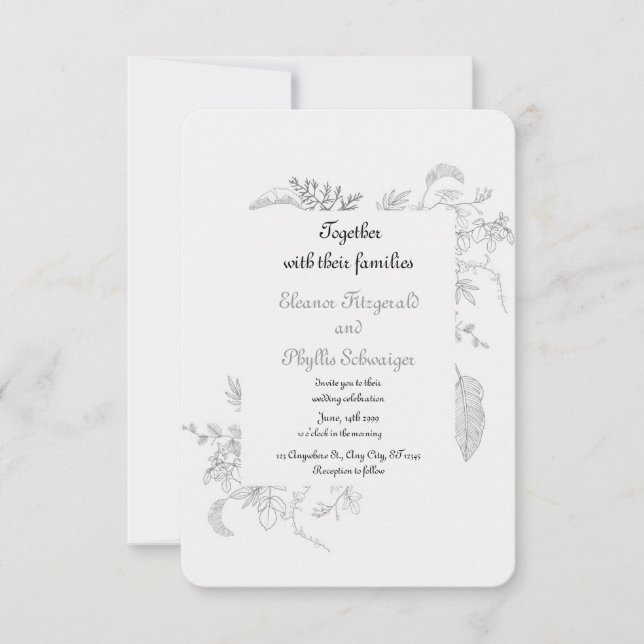 wedding invitation (Front)
