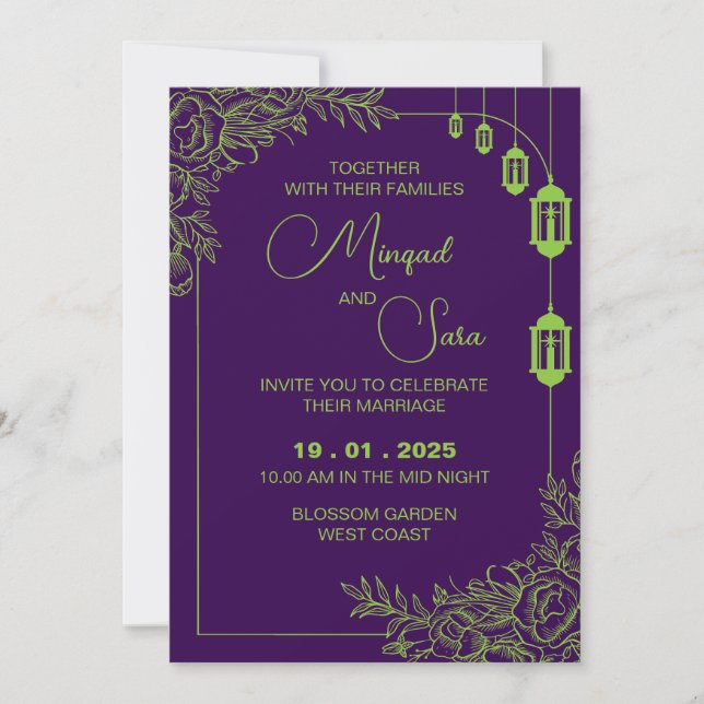Wedding Invitation (Front)