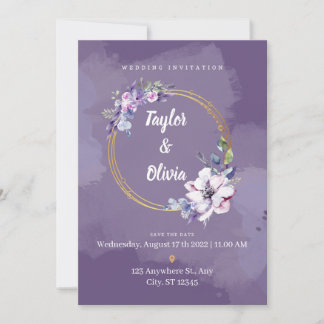 Wedding Invitation, Acrylic Invitations