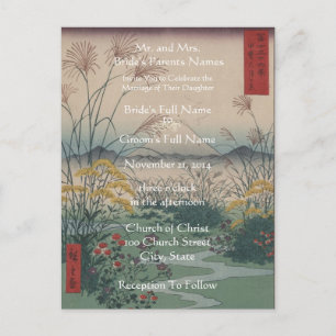 Wedding Invitation Artist Hiroshige Utagawa