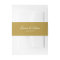 Wedding Invitation Belly Bands / Wraps | Gold