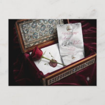 Wedding Invitation Box | Elegant Keepsake Box for