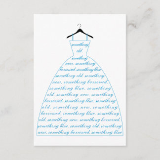 Wedding invitation, bridal shower, something blue invitation