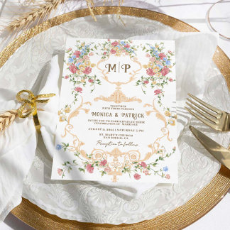 Wedding Invitation Bridgerton Inspired Victorian 