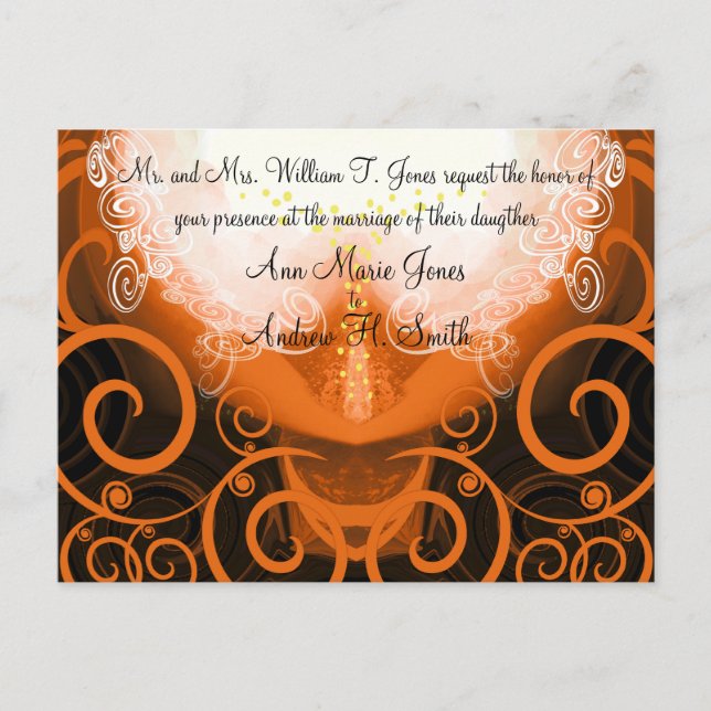 Wedding Invitation Cala Lily (Front)