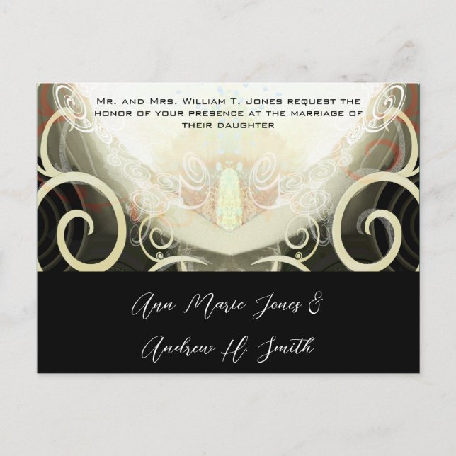 Wedding Invitation Cala Lily (Front)