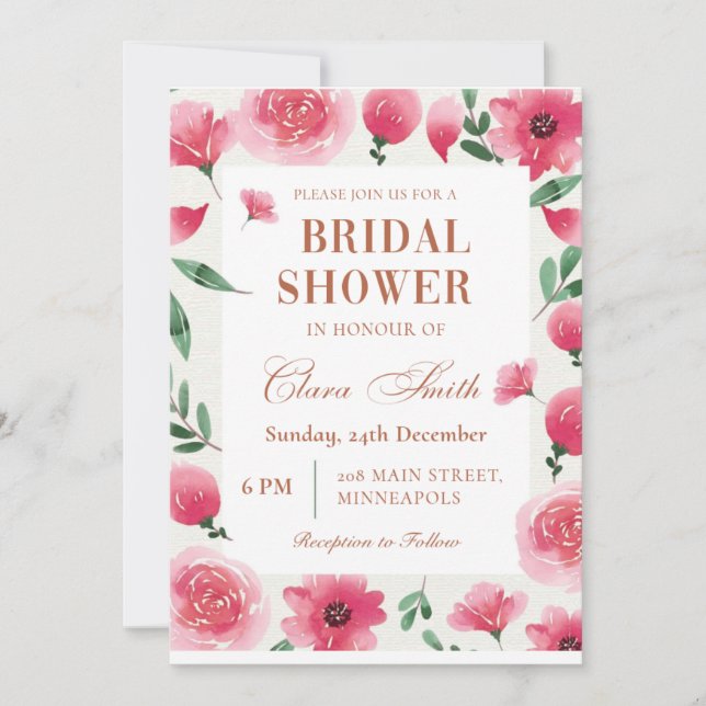 Wedding Invitation Card  (Front)