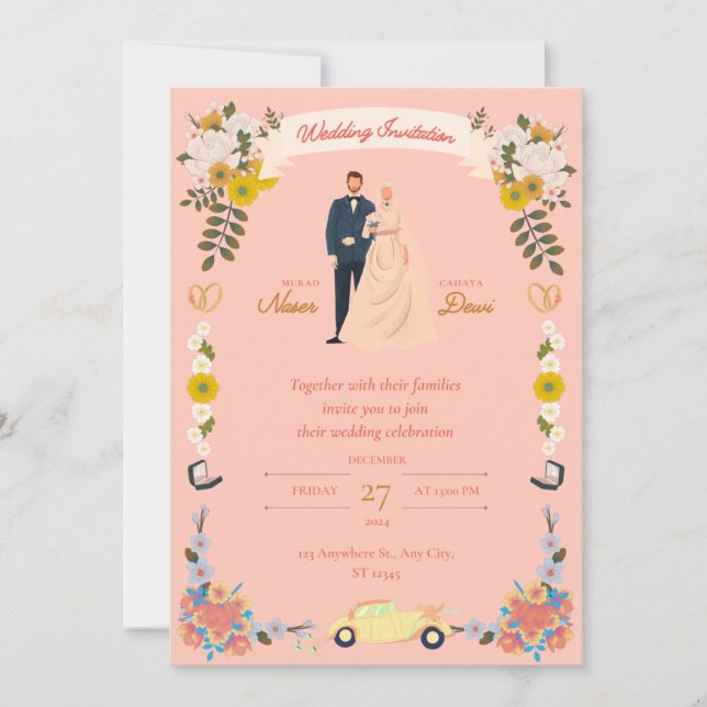 WEDDING INVITATION CARD (Front)