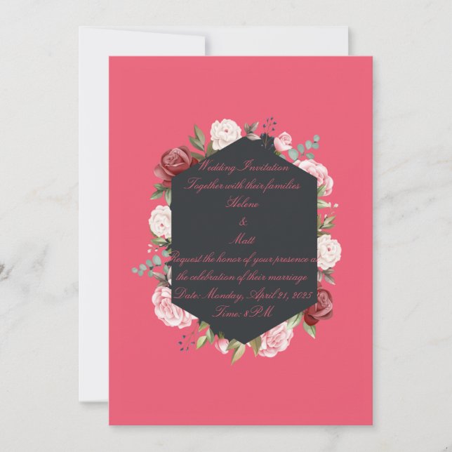 Wedding Invitation Card (Front)