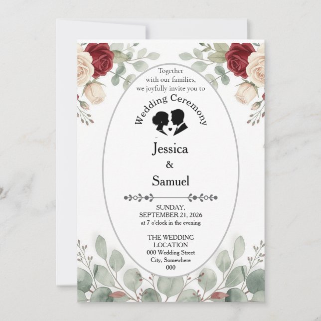 Wedding Invitation Card (Front)