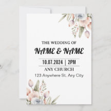 Wedding Invitation Card